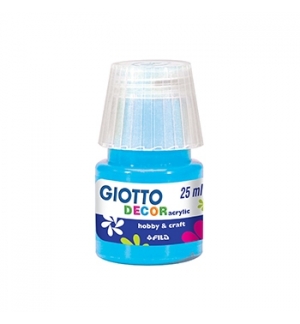 Guache Liquido Giotto Decor Acrilico 25ml Azul Celeste