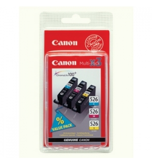 Pack Tinteiros Canon 526 3 Cores 4541B009 9ml 1350 Pág.