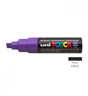 Marcador Uniball Posca PC-8K 8mm Violeta (12) 1un