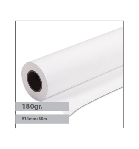 Papel 0914mmx030m 180g Premium Coated Evolution 1 Rolo
