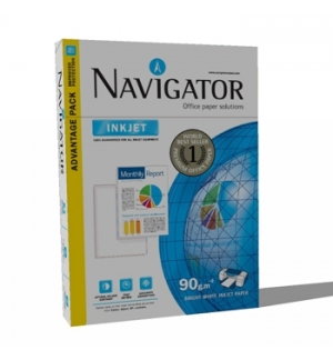 Papel 090gr Fotocopia A3 Navigator Inkjet/Laser 5x500Fls