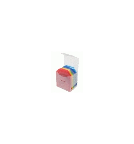 Caixa arquivo para Cd com 50 bolsas cores sortidas
