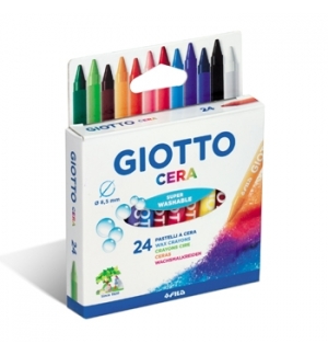 Lápis de Cera 24 Cores Giotto