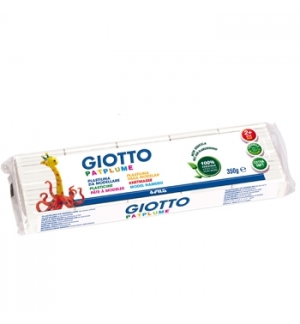 Plasticina Giotto Patplume 350gr Branco
