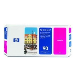 Cabeça Impressão + Kit Limpeza HP 90 Magenta C5056A 400ml