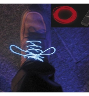 Set Fios Eletroluminescentes Vermelho 1,5m