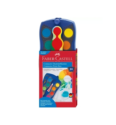 Aguarelas 24 Cores Connector Faber-Castell