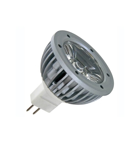 Lâmpada LED 1W Branco Frio (6400K) 12VAC/DC - MR16