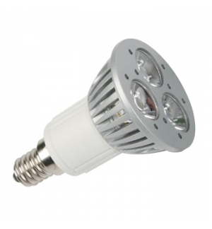 Lâmpada LED 3x1W Branco Quente (2700K) 230V - E14
