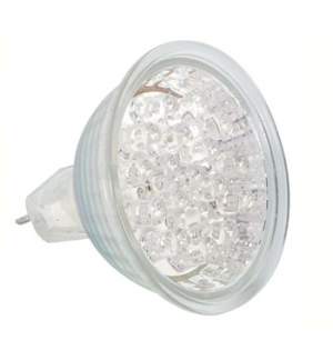 Lâmpada LED 1W Branco Quente (2800-3500K) 12VAC - MR16