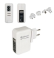 Carregador USB-A + 4 Fichas Viagem