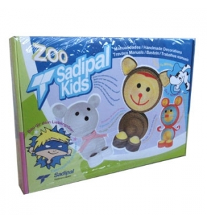 Kit Montagem Cartão Sadipal Kids Zoo