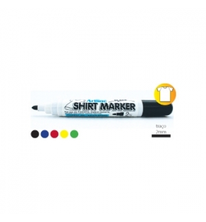 Marcador Tecidos ShirtMarker Artline EKT 2mm Preto-1 un