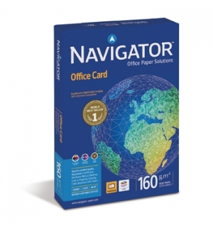 Papel 160gr Fotocopia A4 Navigator Office Card 1x250 Folhas