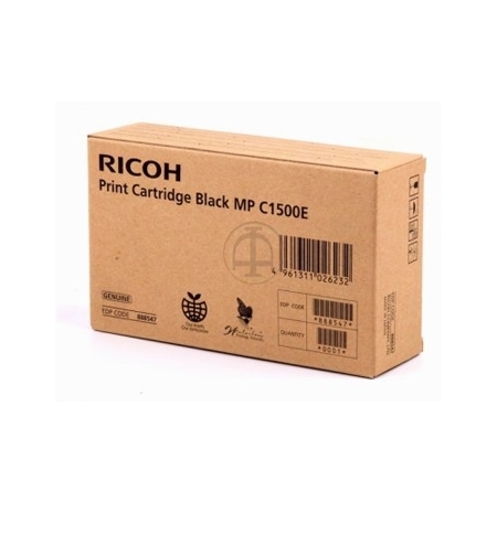 Tinta Ricoh MP-C1500E Preto 888547