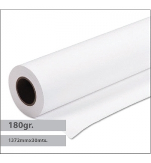 Papel Premium Coated 180gr 1372mmx30mts - 1 Rolo