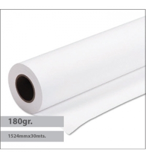 Papel Premium Coated 180gr 1524mmx30mts - 1 Rolo