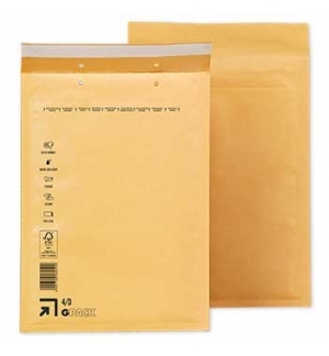 Envelope Almofadado 180x265mm Kraft Nº1 4/D 1un
