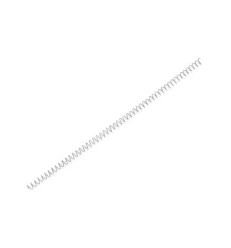 Argolas Espiral Metálicas Passo 5:1 10mm Prata 100un