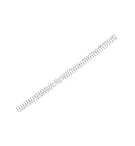 Argolas Espiral Metálicas Passo 5:1 16mm Prata 100un