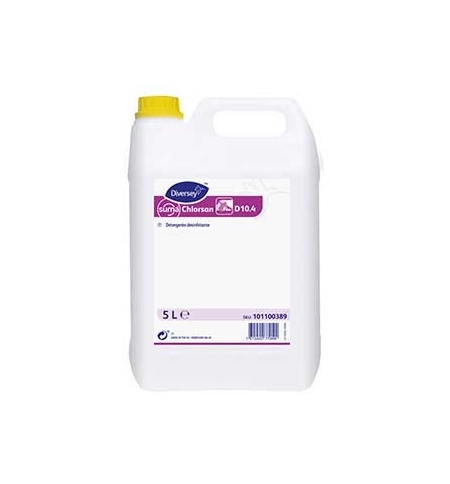 Detergente Suma D10.4 Clorado p/Limpeza Desinfeção 5L