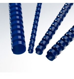 Argolas PVC Encadernar 16mm Azul 130 Folhas 100un