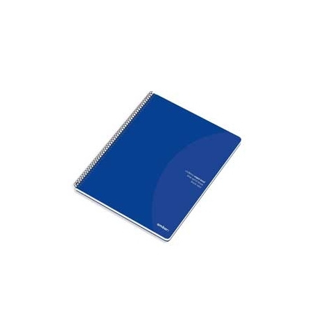 Caderno Espiral A5 Quadriculado Ambar Azul 1un