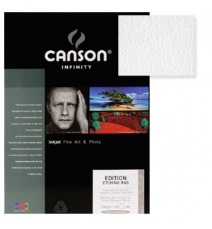 Papel Canson Infinity Ed. Etching Rag A4 100% 310gr 10Fls