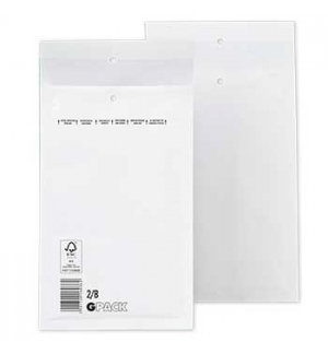Envelopes Air-Bag 120x215mm Branco Nº00 1un