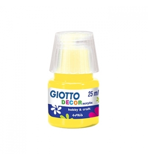 Guache Decor Acrílico Amarelo Giotto 25ml