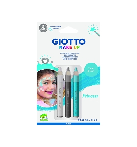 Lápis Facial Giotto Princesa 3 Cores