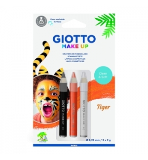 Lápis Facial Giotto Tigre 3 Cores