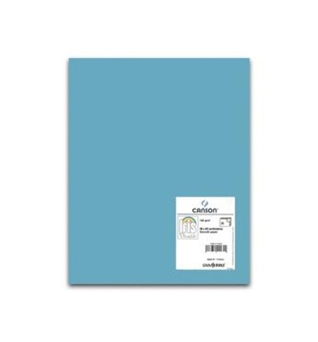 Cartolina 50x65cm Azul Celeste 185g 1 Folha Canson