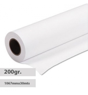 Papel Resin Coated Glossy 200gr 1067mmx30mts Evolution - 1u