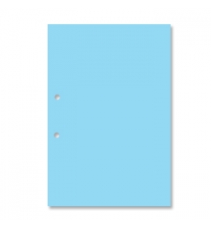 Cartolina A4 com Furos Azul 5A 250g 1 Folha
