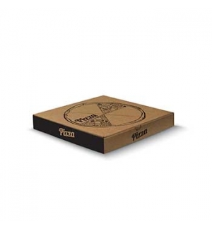 Caixa Pizza Cartão Kraft 240x240x38 100un