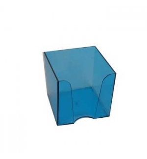 Base transparente p/ Bloco (Cubo) 90x90x90mm Cores Sortidas