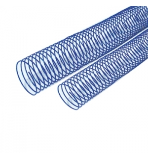 Argolas Espiral Metálicas Passo 5:1 40mm Azul 25un