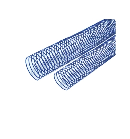 Argolas Espiral Metálicas Passo 5:1 40mm Azul 25un