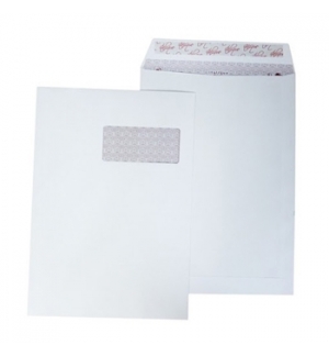 Envelopes Saco 229x324mm c/Janela Branco 90gr Autodex Cx250