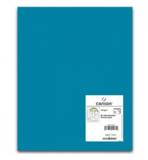 Cartolina A4 Azul Caribe 185g 50 Folhas Canson