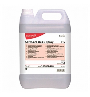 Desinfetante Soft Care DES e Spray H5 (base álcool) 5Litros