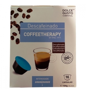 Café Cápsulas CoffeeTherapy Descafeinado DG 16un