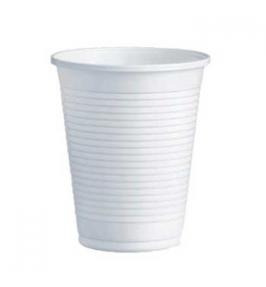 Copos Plástico 200ml Branco (Água/Chá) 100un