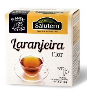Chá Tisana em Bolsas Flor Laranjeira Salutem 10un