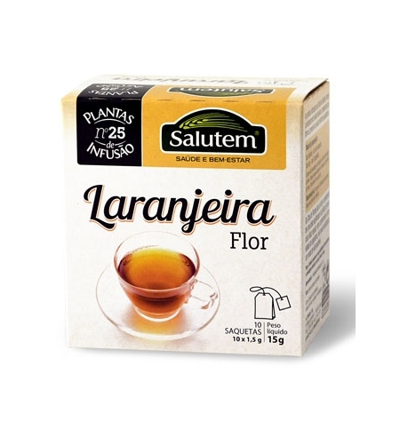 Chá Tisana em Bolsas Flor Laranjeira Salutem 10un