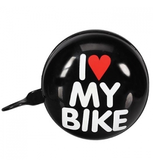 Campainha para Bicicleta I LOVE MY BIKE Preto