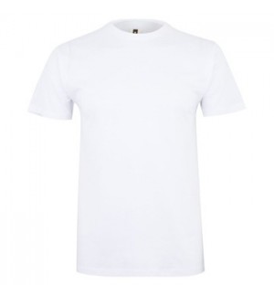 T-Shirt Adulto Algodão Branco Tamanho S