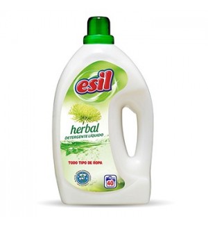 Detergente Líquido Máquina Roupa Esil Herbal 40 Doses 3L