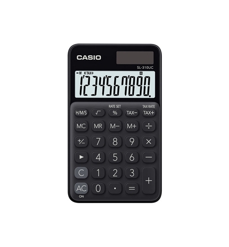Calculadora de Bolso Casio SL310UCBK Preto 10 Digitos
